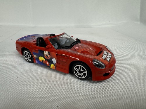 Disney Burago Mickey Mouse Collection Shelby Series 1 Diecast 1:43 Car Red