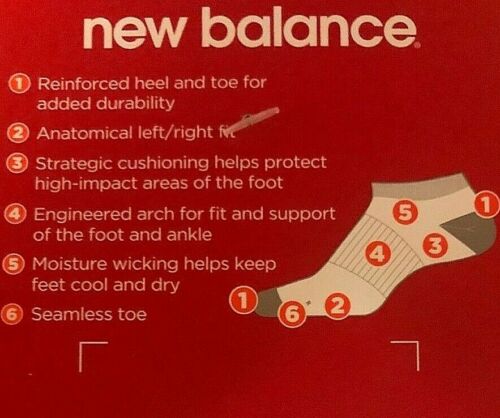NEW BALANCE RUNNING Socken 1 Paar hochwertig riesige Auswahl Super Sale Vol Disc. - Bild 20 von 22