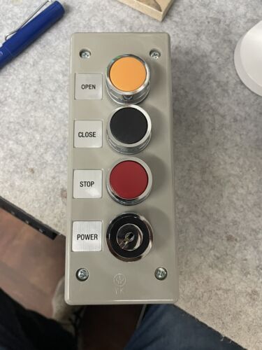 MMTC 3BXLT NEMA 4 Three Button Exterior Control Lockout Exterior Surface Mount. - Picture 2 of 5