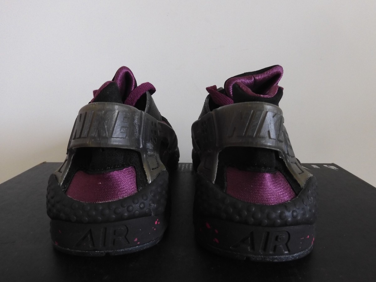 WMNS NIKE AIR HUARACHE ID BLACK-PURPLE SZ 6 [777331-994] | eBay
