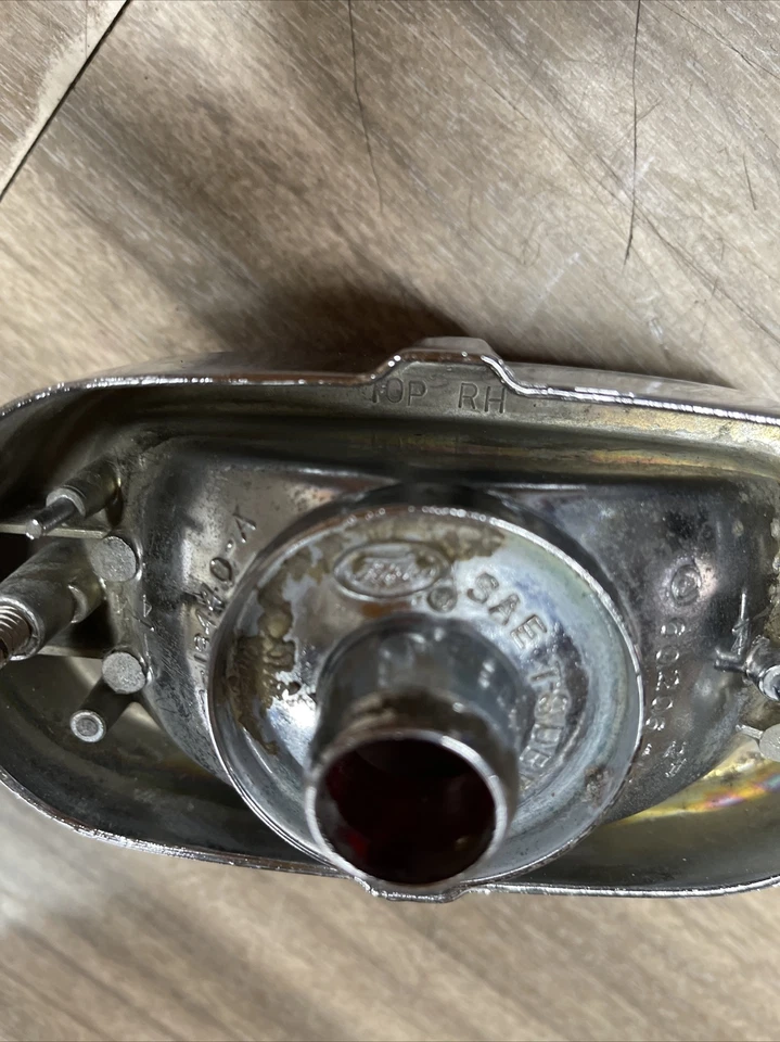 1964 OEM MERCURY Montclair Monterey reverse LIGHT Housing & lens SAE-TSDBR-64MY - Image 3 of 4