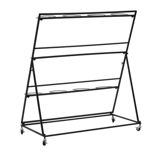 3-Layers 12-Buckets Flower Display Stand Tapered Potting Holder Plant Stand Rack - Picture 20 of 24