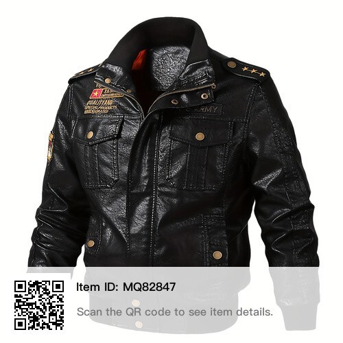 HERRENMODE PU LEDERJACKE, LEICHTE FRÜHLING/HERBST OUTERWARE XL - Bild 1 von 7