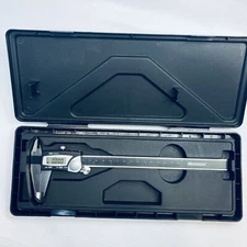 WESTWARD 2YNC7 Electronic Digital Caliper w/Case 8"/200mm - New Battery - NICE