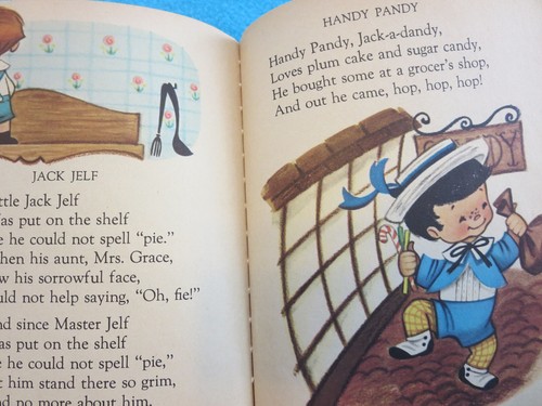 Rand McNally Tip-Top Elfen Bücher Lot ABC Kinderreime kleiner Junge blau Vintage - Bild 14 von 15