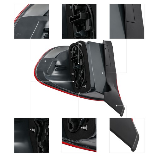 Luz trasera LED exterior izquierda/derecha/par para BMW X5 E70 2011-2013 - Imagen 29 de 50