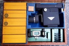 Dia Projector With Diaschlitten-Filius Diaplan Lens 1950 Years Function Suitcase