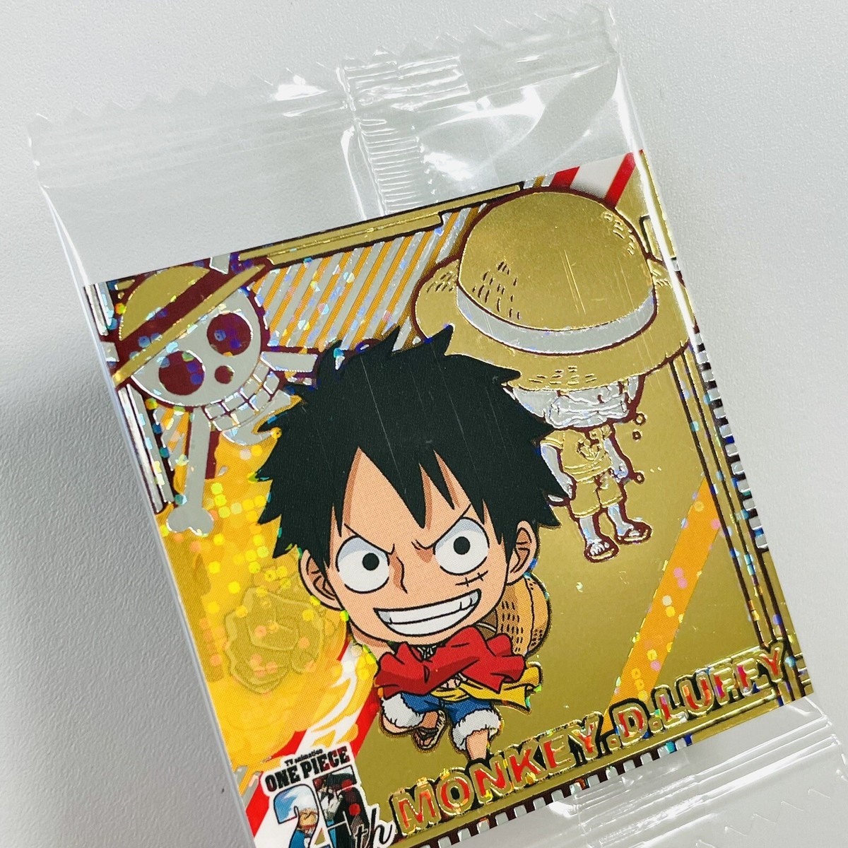 One Piece Great Pirate Seal Wafer LOG.9 SW9-27 25th Luffy