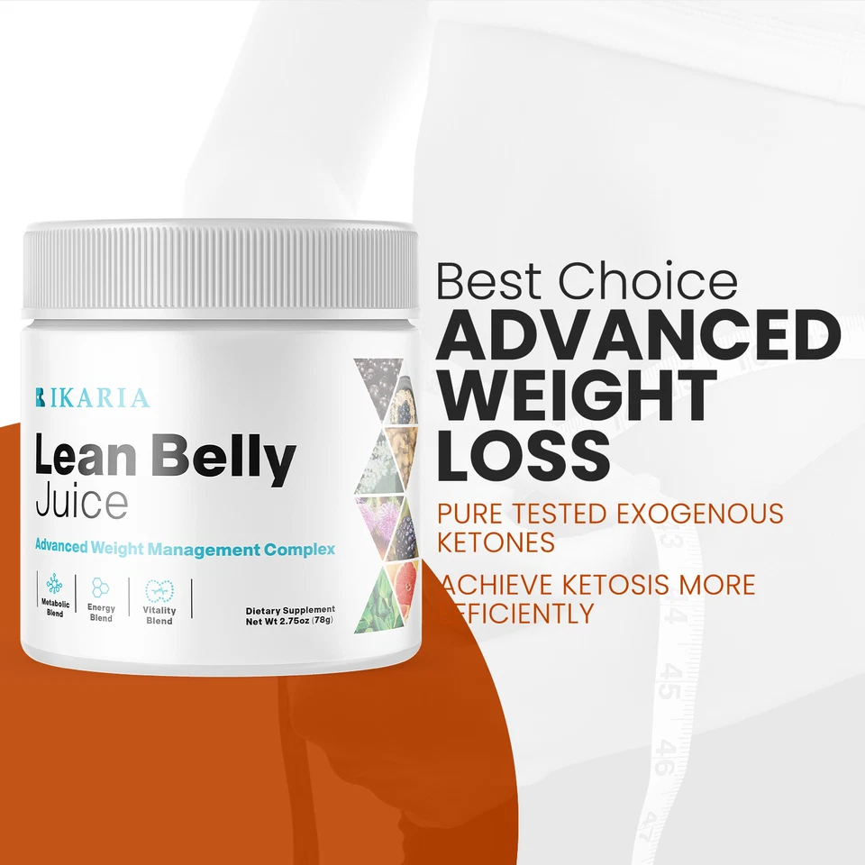 Jugo de vientre magro Ikaria, jugo de vientre magro Ikaria en polvo para perder peso (2,75 oz) Foto 4 de 4