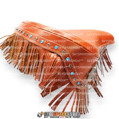 Leather Seat Tan Color Compatible With Indian Chief Scout Drifter 800 1500 - Picture 7 of 13