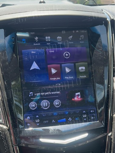 Apple Carplay Fit Cadillac ATS SRX XTS ATSL CTS Android 15 Car Stereo Radio Navi