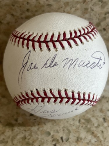 Joe De Maestri Gus Zernial Spook Jacobs Philadelphia A’s Signed OML Baseball - Picture 3 of 7