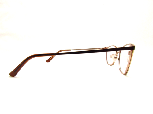 COTE D'AZUR CDA-268 Chocolate/Gold 53 x 15 135 mm Eyeglass Frame* - Bild 3 von 4