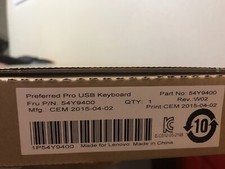Lenovo 54Y9400 USB Keyboard - Black