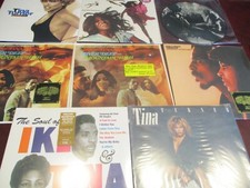 IKE & TINA TURNER A&M RECORDS AP-4178 RIVER DEEP + 50TH LPS + TINA BONUS LP SET
