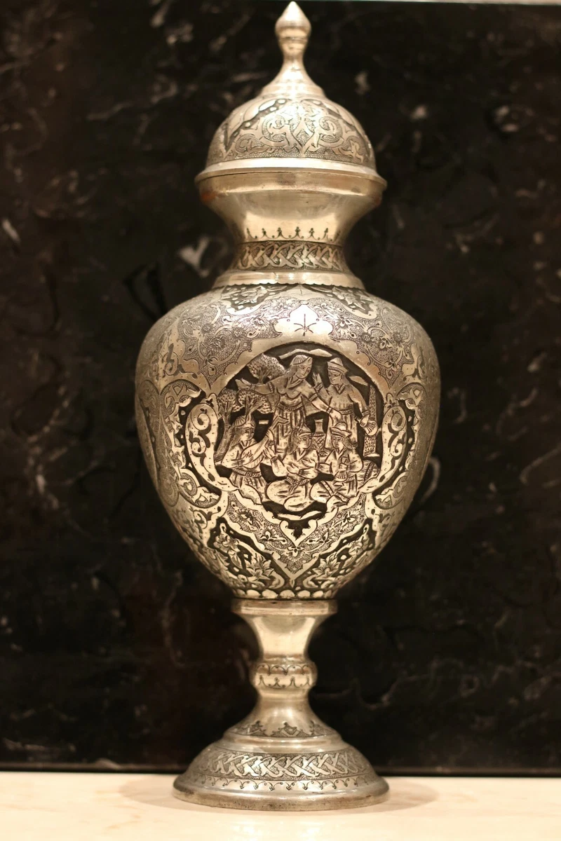 铜花瓶亚洲古董| eBay