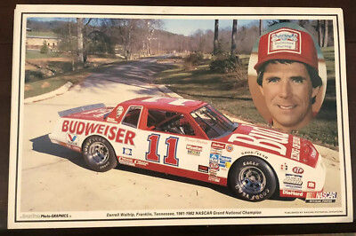 1980's SportStar Photo Graphics NASCAR Darrell Waltrip