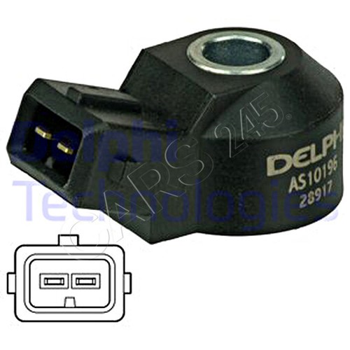 Knock Sensor DELPHI Fits NISSAN MITSUBISHI RENAULT SMART CITROEN Cube 1865A014 - 第 1/1 張圖片