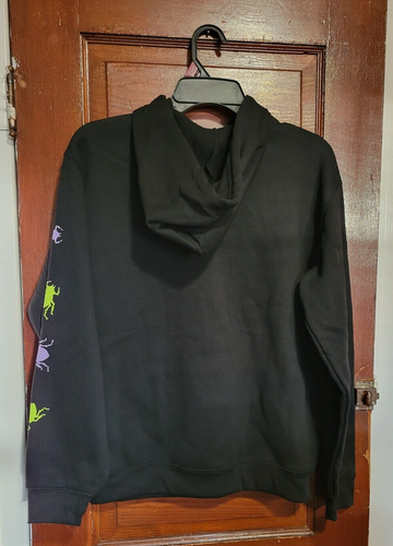 NWT Beetlejuice Women's S 4/6 Black Long Sleeve Hood Sweatshirt - Picture 5 of 5