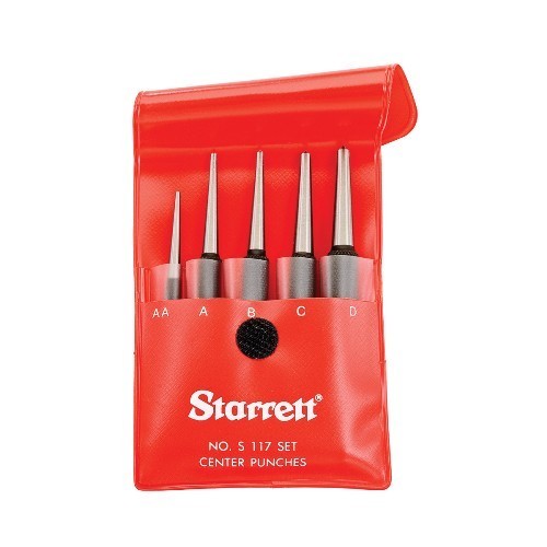 STARRETT 5-TEILIGES MITTELSTANZER-SET IN HÜLLE #S117 STCK. #50488 - Bild 1 von 12