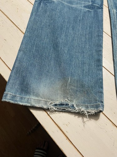 Kelen Mens Blue Jeans Distressed Size 34 x 30 - Picture 9 of 16