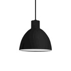 KUZCO CHROMA 9" LED Pendant LIGHT Black/White Acrylic Diffuser  PD1709-BK Modern