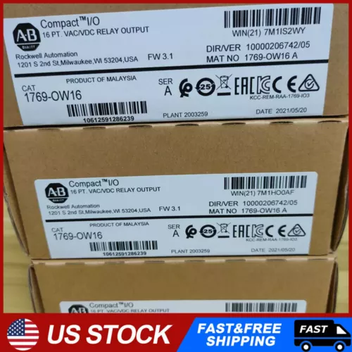 BRAND NEW ALLEN BRADLEY 1769-OW16 CompactLogix Relay Output Module 1769OW16 PLC
