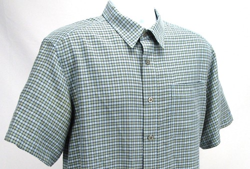 Columbia Button-Up Casual Short Sleeve Shirt Men's Sz M Lightweight Apparel - Picture 5 of 14