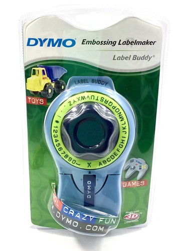 DYMO Label Buddy Embossing Labelmaker With 3/8" W/ Label Roll FAST~FREE~SHIPPING - Picture 1 of 5