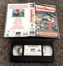 THE WOMBLES BERNARD CRIBBINS 10 CLASSIC EPISODES PAL VHS VIDEO KIDS CHILDREN