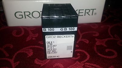 100 Groz-Beckert Sewing Needles 16x257, DBx1, 16x231 Consew, Juki, Singer