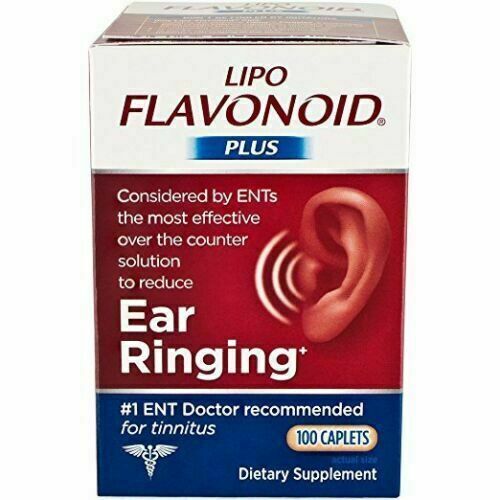 Lipo-Flavonoid Plus 100 Caplets Inner Ear Ringing Health EXP 2025+