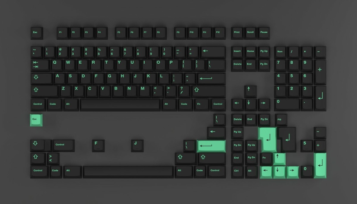 キーボード GMK Aurora Polaris GMK Aurora Polaris Bundle - Base + Spacebars Kit - MX