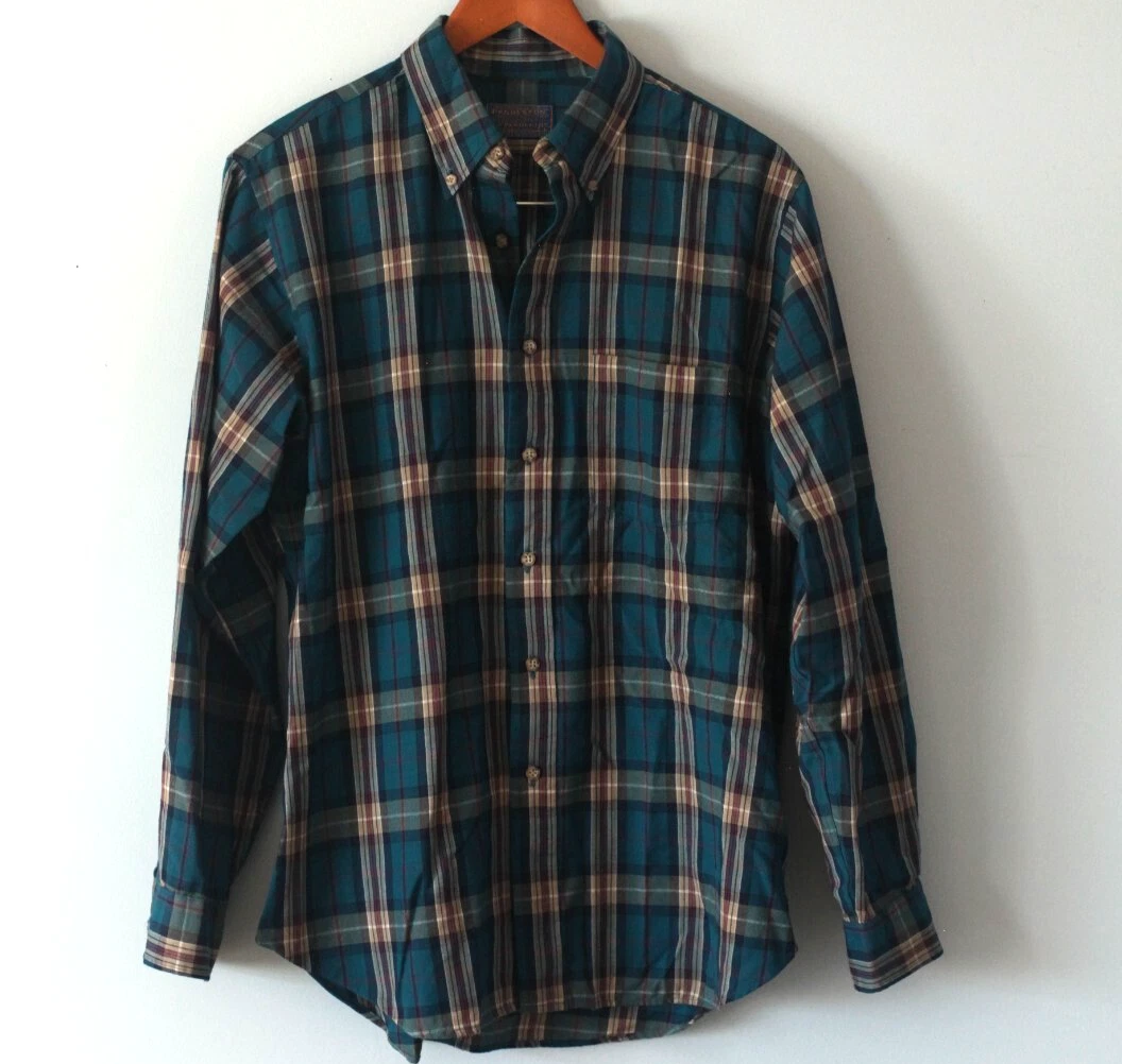 VTG Pendleton Board Shirt Size Large USA 100% Wool Flannel Blue Plaid
Opens in a new window or tab