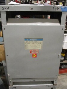 Westinghouse V48m28e30b 30 Kva 480 X 1 8 Volt Transformer Ns T6a Ebay Westinghouse V48m28e30b 30 Kva 480 X 1 8 Volt Transformer Ns T6a Ebay