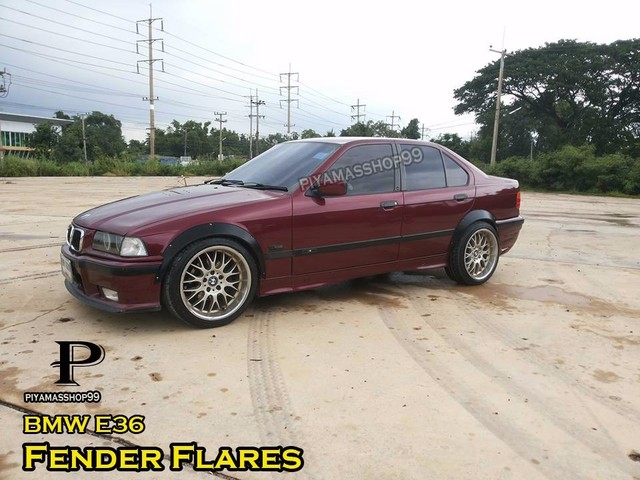 Jdm Set For Bmw E36 Sedan Fender Flares Wheel Arch Premium Sheet