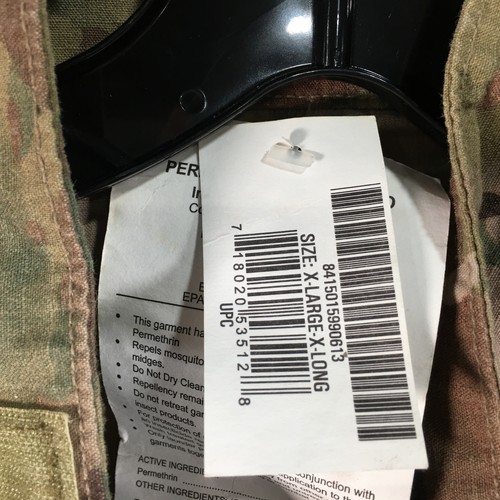 Offbase USGI FRACU GEN2 Army Coat, Men's Size XL Long - OEF Multi Camo - Picture 3 of 11
