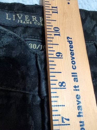 Jeans Liverpool 33 X 29 (30/10) Denim Elástico John Lennon "Porque" Raro - Imagen 9 de 10