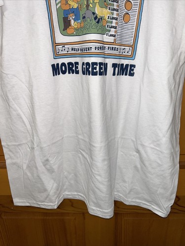 Smokey the Bear Less Screen Time More Green Time Forest Fires Adult T-Shirt XL - Picture 5 of 14