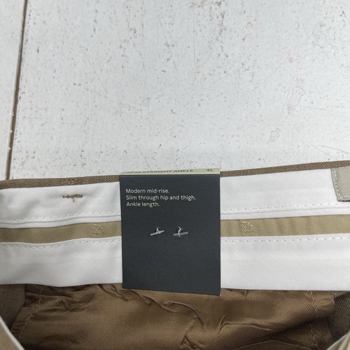 Banana Republic Siena Slim Straight Ankle Italian Wool Pants Women's Size 4 Long - Picture 3 of 9