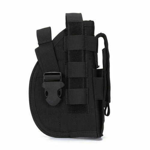 Tactical Molle Pistol Holster Waist Belt Military Gun Bag Flashlight Mag Pouch - Picture 13 of 18