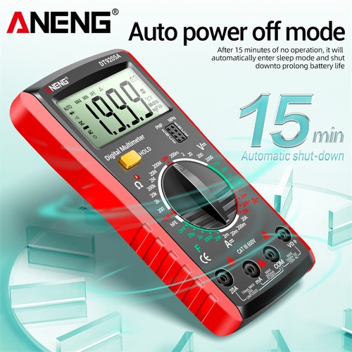 Professional Digital Multimeter Voltmeter Ammeter Ohmmeter Multi Tester Meter UK - Picture 10 of 14