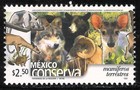 pc062 Mexico Conserva MNH paper 3 Sc#2323 Mc#3016 Et#mc062 terrestrial mammals