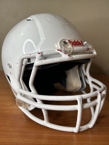 Riddell Victor-Inflate Jugendhelm, weiß, Größe: L/LX fehlende Ohrpolsterung 2018