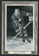 RON STEWART (NN)  TORONTO MAPLE LEAFS 1964 TO 1967 WOODGRAIN BEEHIVE  NEAR MINT