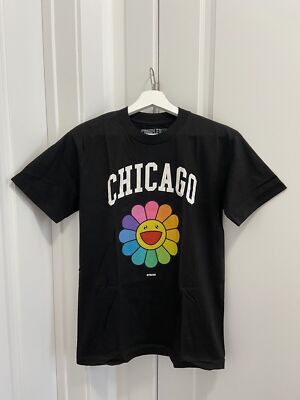 Murakami Flowers ©TM/KK T-shirt murakami_flowers_green_f9a120d