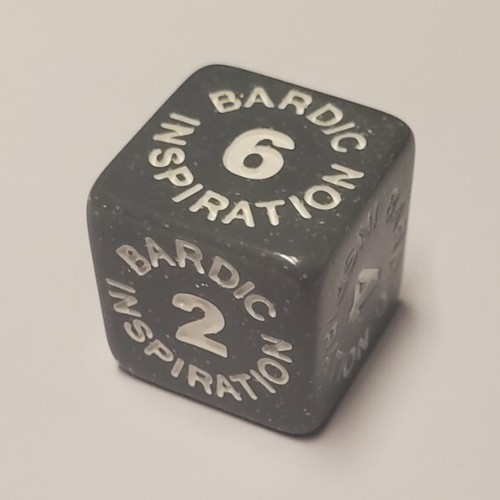 Dados de inspiración bárdica compatibles con mazmorras y dragones (paquete de 5) D&D DND - Imagen 2 de 3