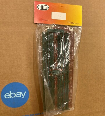 3OF Heljan HO Train Scenery Item  501/502/520 Benches/Fence/Accessories NIP