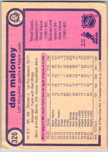 1982-83 O-Pee-Chee OPC NHL Hockey Cards ( 251 - 396 ) - U-Pick From List - Picture 126 of 214