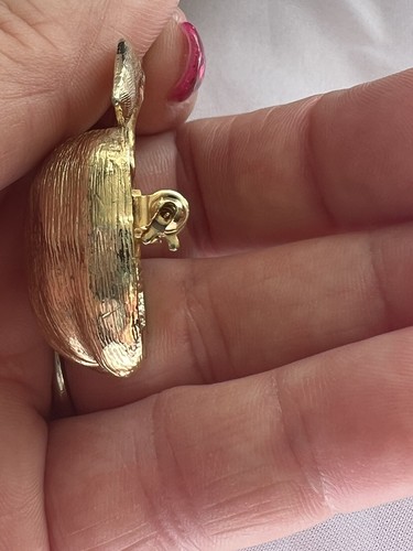 Atemberaubende NYC Accessocraft Gold Apfel/Obst Brosche - Bild 4 von 5
